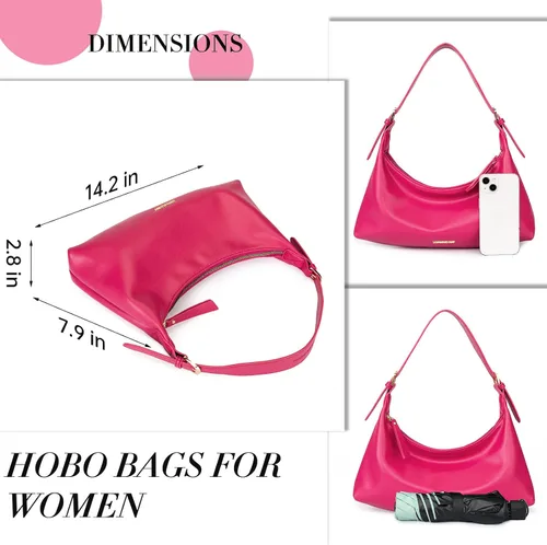 Vista 3 de Montana West Lindos bolsos de hombro para mujer, mini monederos de cuero y bolsos de mano