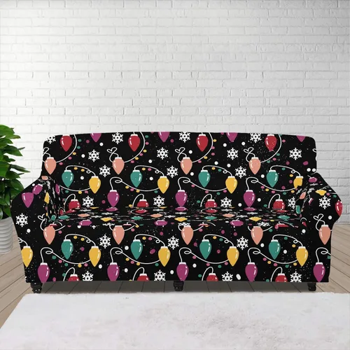 Vista 47 de Horeset Funda elástica para silla con diseño de flores hippie otoñales, funda para sofá, lavable, protección de muebles con espuma antideslizante