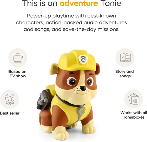 Vista 4 de Tonies Rubble Figura de Juguete de Audio de PAW Patrol