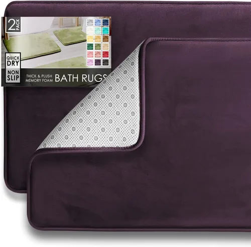 Vista 94 de Clara Clark tapete para baño, regadera o tina, de gomaespuma, negro, antiderrapante Camel Oro