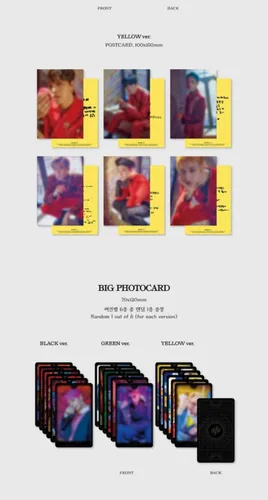 Vista 5 de Oneus Devil 1st Album Random Version 16p Lyrics Book+96p PhotoBook+1p Hidden Card+2p PhotoCard+Message PhotoCard SET+Tracking Kpop Sealed