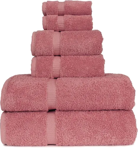 Vista 65 de Colección Luxury Hotel & Spa Altamente Absorbente, Secado Rápido 100% Algodón Turco 700 GSM, Toalla Eco Amigable, para Baño Borde Dobby Toalla