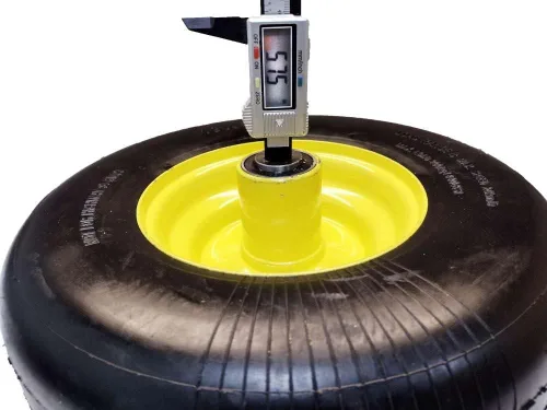 Vista 3 de Juego de 2 neumáticos sólidos sin planos 13x5.00-6 para John Deere TCA13769 13769 TCA12430 TCA26303 B1WL58 D38009