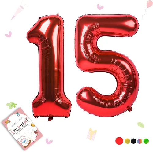 Vista 76 de Globos grandes de 40 pulgadas de números del 0 al 9, globos numéricos para decoración de fiesta de cumpleaños, globos de helio de aluminio
