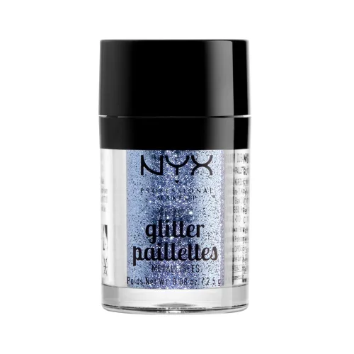 Vista 9 de NYX PROFESSIONAL MAKEUP Purpurina facial y corporal, azul