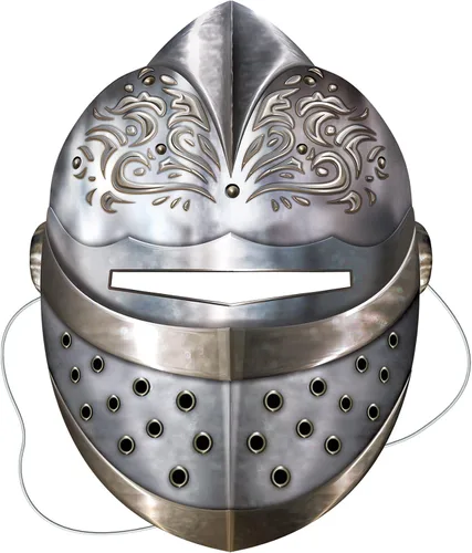 Vista 4 de Knight máscaras para fiestas (1 hilos) (4/paquete)
