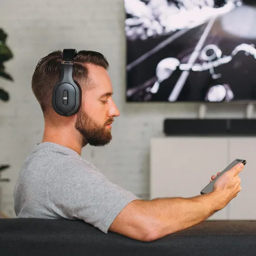Vista 6 de PSB Altavoces M4U 8 MKII Auriculares inalámbricos con cancelación de ruido Bluetooth - Negro