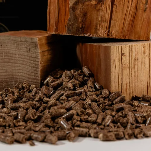 Vista 5 de Cutting Edge Firewood Briquetas de madera de manzano para barbacoa – Briquetas de ahumado de madera dura totalmente natural para parrillas