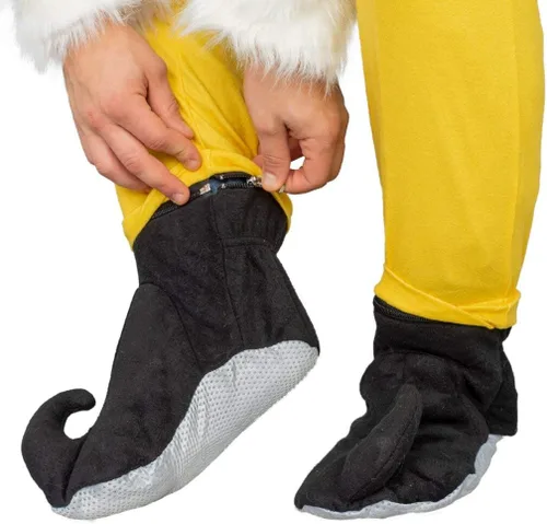 Vista 6 de Disfraz unisex de Buddy The Elf para adultos, disfraz de película de Halloween, pijama