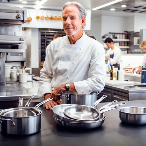 Vista 11 de Thomas Keller Insignia by Hestan - Juego de sartenes de acero inoxidable, compatible con placa de inducción, 11 pulgadas y 12.5 pulgadas