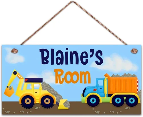 Vista 18 de Letrero de puerta de perezoso floral con nombre personalizado, flores, dormitorio, cuarto de bebé, placa de madera colgante, decoración de pared