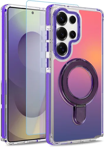 Vista 205 de Funda magnética para Google Pixel 10 Pro XL [compatible con Magsafe] [bonito diseño fluorescente de moda] a prueba de golpes, delgada, translúcida