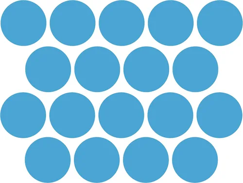 Vista 18 de LiteMark Calcomanías extra pequeñas, puntos de vinilo extraíbles, calcomanías circulares con acabado mate, calcomanías redondas para pared de aula