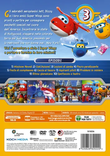 Vista 2 de Super Wings - Viaggi In America Import italien