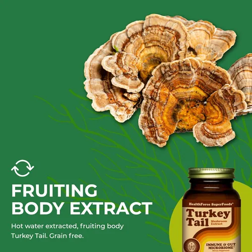 Vista 6 de HEALTHFORCE SUPERFOODS Cola de pavo - Cápsulas - 90 Cápsulas Veganas