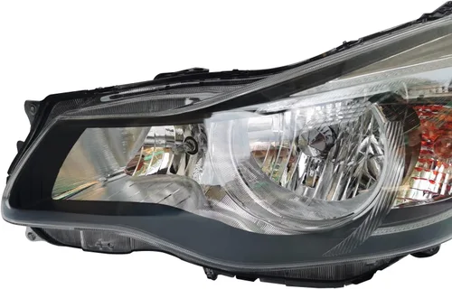 Vista 7 de CNCEST Conjunto de faros delanteros halógenos izquierdos, ajuste directo, carcasa cromada, lente transparente, para modelos Subaru Impreza