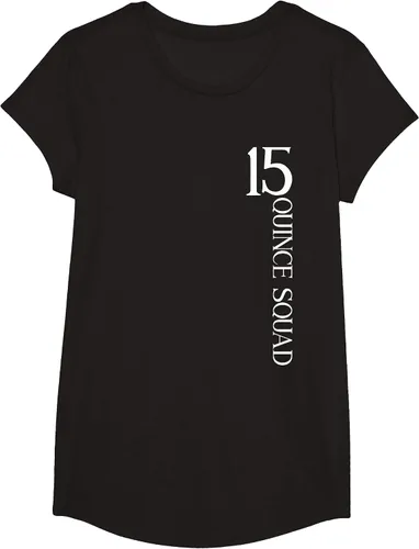 Vista 92 de Quince Squad Quinceanera 15th Birthday - Camiseta de quinceañera para niñas Asphalt Grey