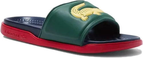 Vista 6 de Lacoste Croco - Sandalias sintéticas para hombre Grn/Wht
