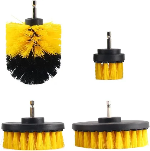 Vista 9 de ELEOPTION - Kit de accesorios para taladro de limpieza de alta resistencia, cepillo de nailon inalámbrico, ideal para limpiar baldosas de piscina 3