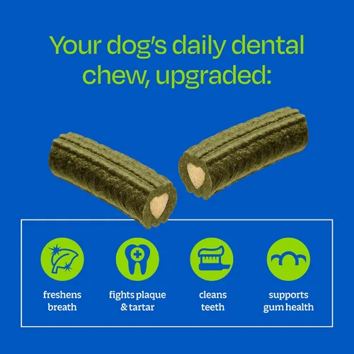 Vista 5 de Arca Naturals productos para mascotas 326070, 12-onzas pasta de dientes sin cepillo masticable sin aliento, pequeña/mediana., 12 onza, Dorado