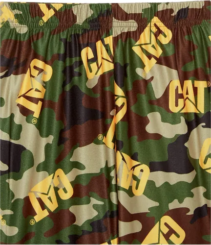 Vista 6 de Caterpillar Boys' 2-Piece Loose-fit Pajamas Set