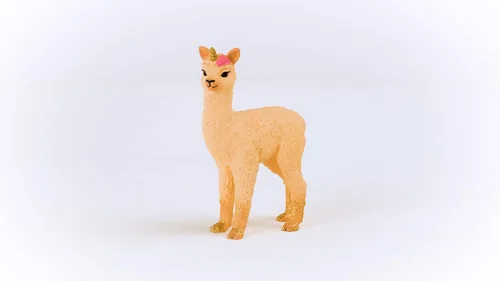 Vista 4 de Schleich bayala - Juguetes de criatura mítica de unicornio para niñas y niños, figura de juguete de unicornio de llama bebé, niños a partir de 5 años