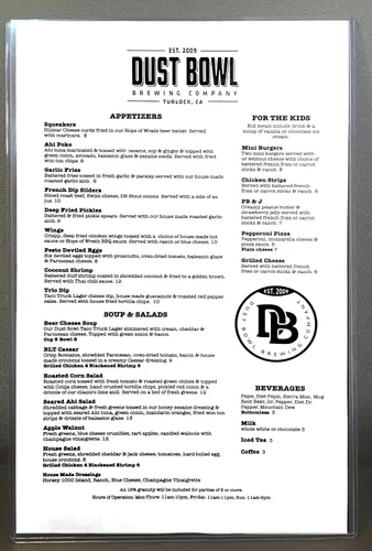 Vista 5 de StoreSMART® HPP11X17-MENU-5 - Cubiertas rígidas de plástico para menú, 11" x 17