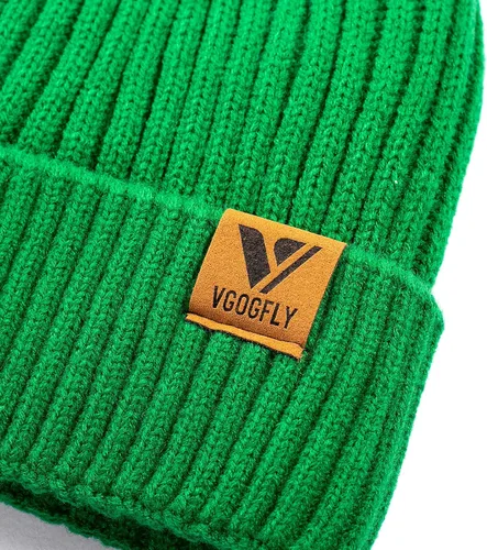 Vista 3 de Vgogfly Lined Men Beanie Slouchy Knit Skull Cap Warm Stocking Hats Guys Women Striped Winter Beanie Hat