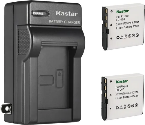 Vista 5 de Kastar - Cargador de batería de pared para DB-CANP40, DBCANP40 DLI-202, DLI202, D-Li217, DLi217 NP-40, NP40, NP40C, NP-40DBA, NP40DCA, NP40DCA
