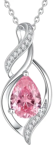 Vista 30 de FANCIME Collar de piedra natal para mujer, regalo de cumpleaños para ella 10 - Ópalo