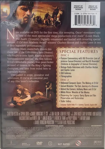 Vista 2 de El Cid (Two-Disc Deluxe Edition)
