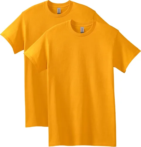 Vista 76 de Gildan Camiseta de algodón pesado para adultos, estilo G5000, paquete múltiple Gris ceniza (paquete de 2)