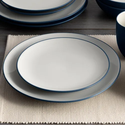 Vista 4 de Noritake Colorwave - Juego de 4 piezas para cupé, color azul, servicio para 1