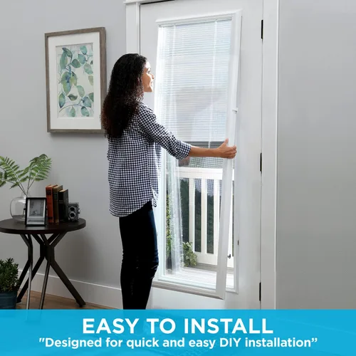 Vista 2 de ODL Persianas Adicionales para Puertas de Marco Elevado - Mejoras para el Hogar - Fáciles de Instalar, Usar y Mantener - Innovadoras Persianas