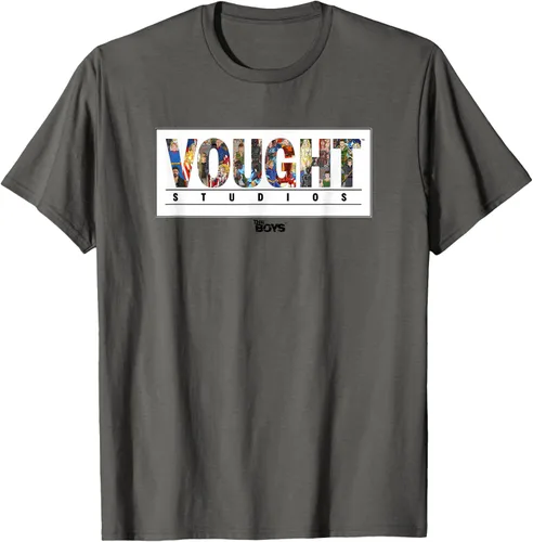Vista 17 de The Boys Vought Comic Logo - Camiseta, Azul / Patchwork, S Azul Marino