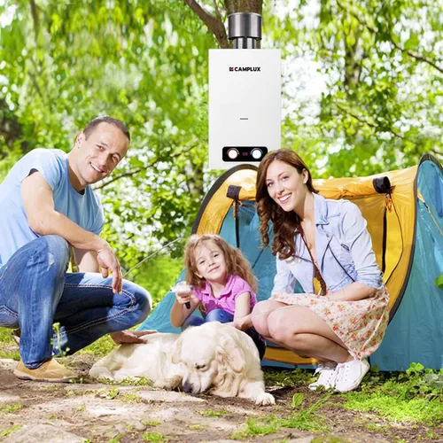 Vista 5 de CAMPLUX - Tapa de lluvia de 3.54 pulgadas para calentador de agua sin tanque BD158 BW158, tapa de acero inoxidable a prueba de lluvia y viento