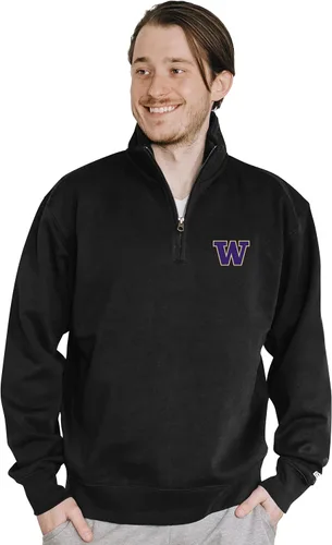 Vista 94 de Blue 84 Sudadera con cremallera de un cuarto para hombre de la NCAA