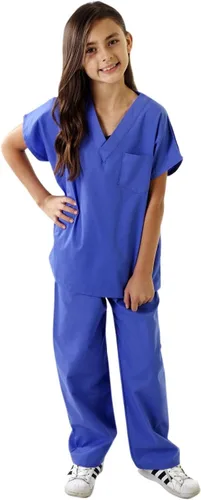Vista 3 de M&M SCRUBS Conjunto de ropa quirúrgica súper suave para niños Ceil
