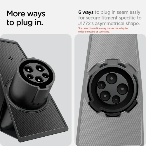 Vista 7 de Spigen J1772 Adaptador de Carga Puerta Dock para Todos los Tesla Model 3