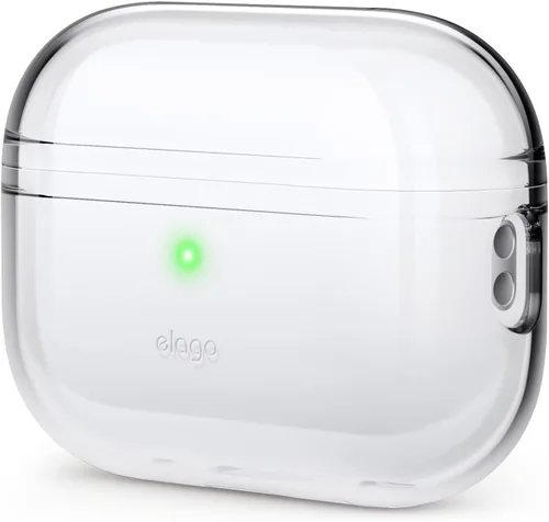 Vista 12 de elago Funda transparente compatible con AirPods Pro de 2ª generación, compatible con AirPods Pro 2, funda protectora, a prueba de golpes, carga Azul