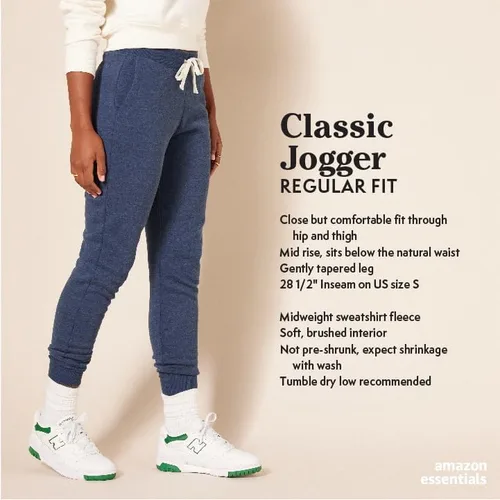 Vista 2 de Tienda Essentials - pantalón deportivo de vellón para mujer (disponible en tallas extragrandes)