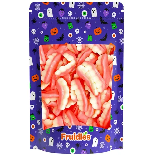 Vista 5 de Fruidles Gummi Teeth Candy, deliciosas gomitas de sabores de frutas (1 libra)
