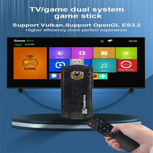 Vista 6 de Mango inalámbrico de Gamepad con sistema doble, consola de juegos retro para TV, HDMI compatible con salida HD, micro USB 5V1.5A, Android 8K