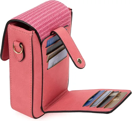 Vista 3 de Montana West Small Crossbody Cell Phone Purse for Women RFID Blocking Cellphone Wallet
