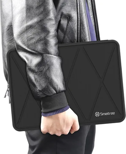 Vista 6 de Funda protectora rígida EVA Smatree compatible para laptop Acer Nitro 5 Gaming de 15.6 pulgadas, funda impermeable (A1550) Funda impermeable