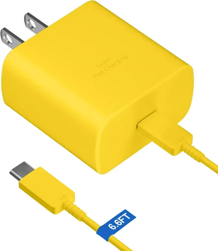 Vista 11 de Cargador súper rápido de 45 W, cable de carga USB tipo C de 6.6 pies con cargador de teléfono Android, bloque de carga rápida para Samsung Galaxy