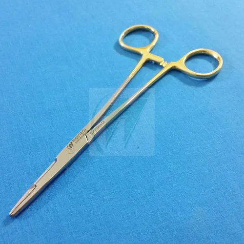 Vista 2 de T/C Olsen Hegar Needle Holder 5.5" con insertos de carburo de tungsteno o.r Premium Grade (HTI marca)