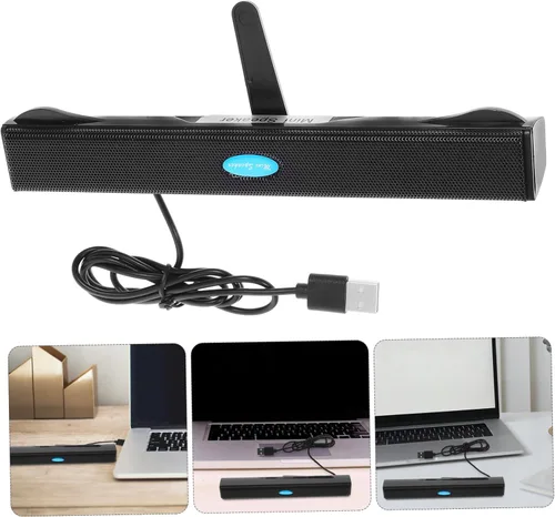 Vista 2 de TEHAUX -19 Altavoz Mini Barra De Sonido Módulo Estéreo 360 ° Sonido Surround Compatible Tv Tablet