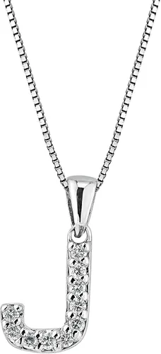 Vista 135 de Collar colgante con letra inicial de diamantes en oro amarillo de 14k (1/10 quilates) 18 pulgadas