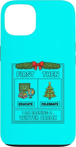 Vista 7 de Literary Teacher First Then Educate Celebrate I Am Earning Case for iPhone 17